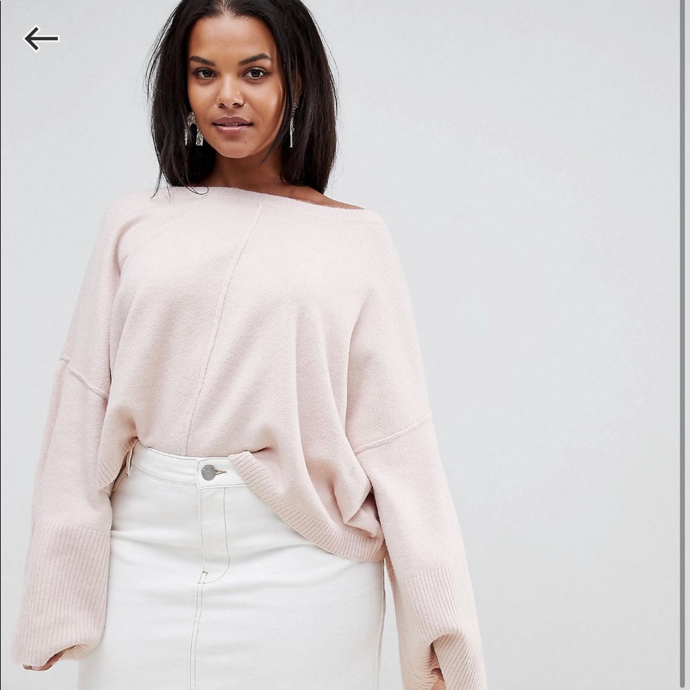 Oversized Cropped Sweater